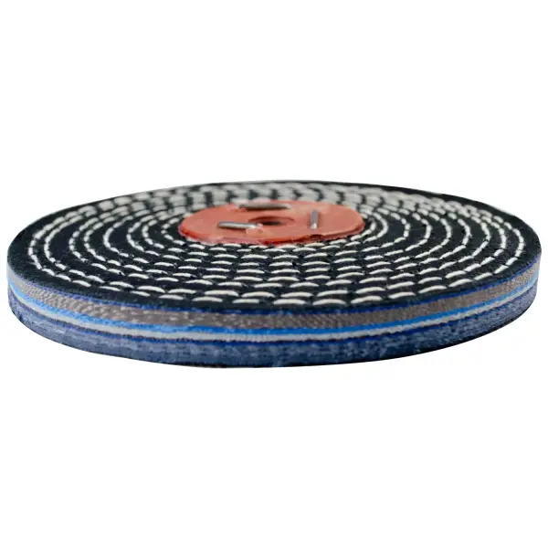 Джинсовый полировальный круг GTOOL черный, прошит d150×10х14