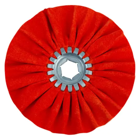 Круг полировальный GTOOL хлопчатобумажный, жёсткий, красный, d150×10×19 мм