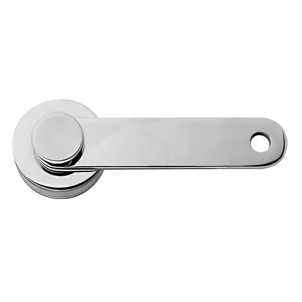 Стеклодержатель нержавеющий пластинный оконечный для стекла 6-18мм